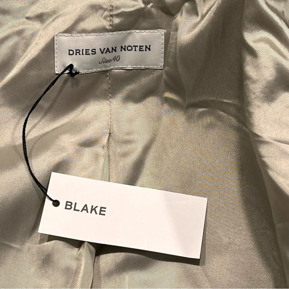 NWT Dries Van Noten Green Beau Blazer Sz-40 - Picture 8 of 11